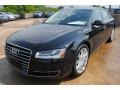 2015 Phantom Black Pearl Audi A8 L 4.0T quattro  photo #5