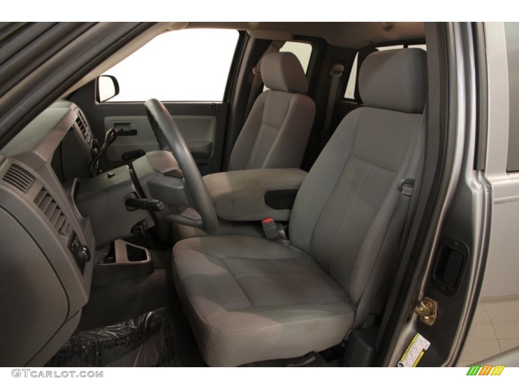 Medium Slate Gray Interior 2006 Dodge Dakota ST Club Cab 4x4 Photo #95719817