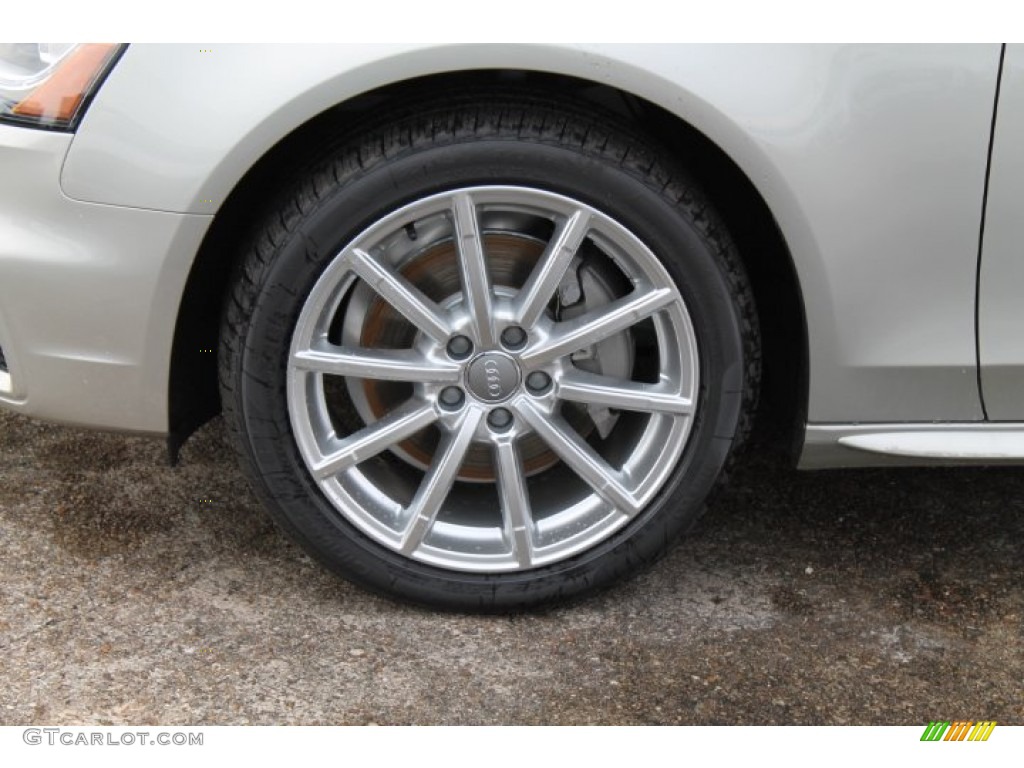 2015 A4 2.0T Premium Plus quattro - Cuvee Silver Metallic / Chestnut Brown/Black photo #4