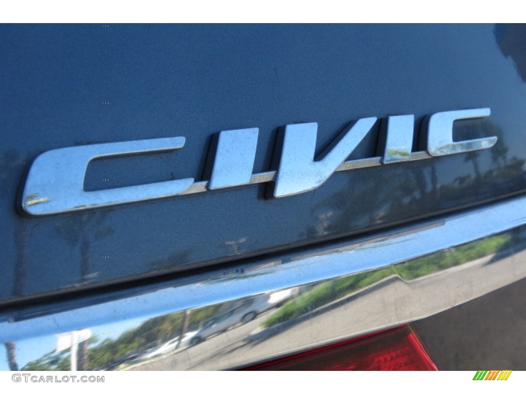2013 Civic Natural Gas Sedan - Polished Metal Metallic / Gray photo #8