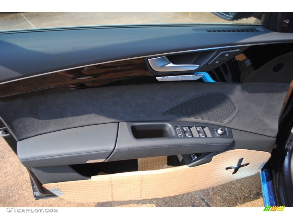 2015 Audi A8 L 3.0T quattro Black Door Panel Photo #95722322