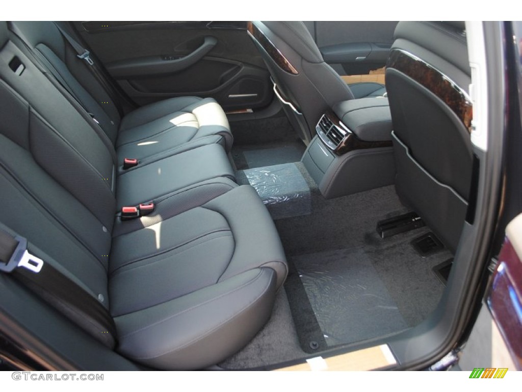 Black Interior 2015 Audi A8 L 3.0T quattro Photo #95722445