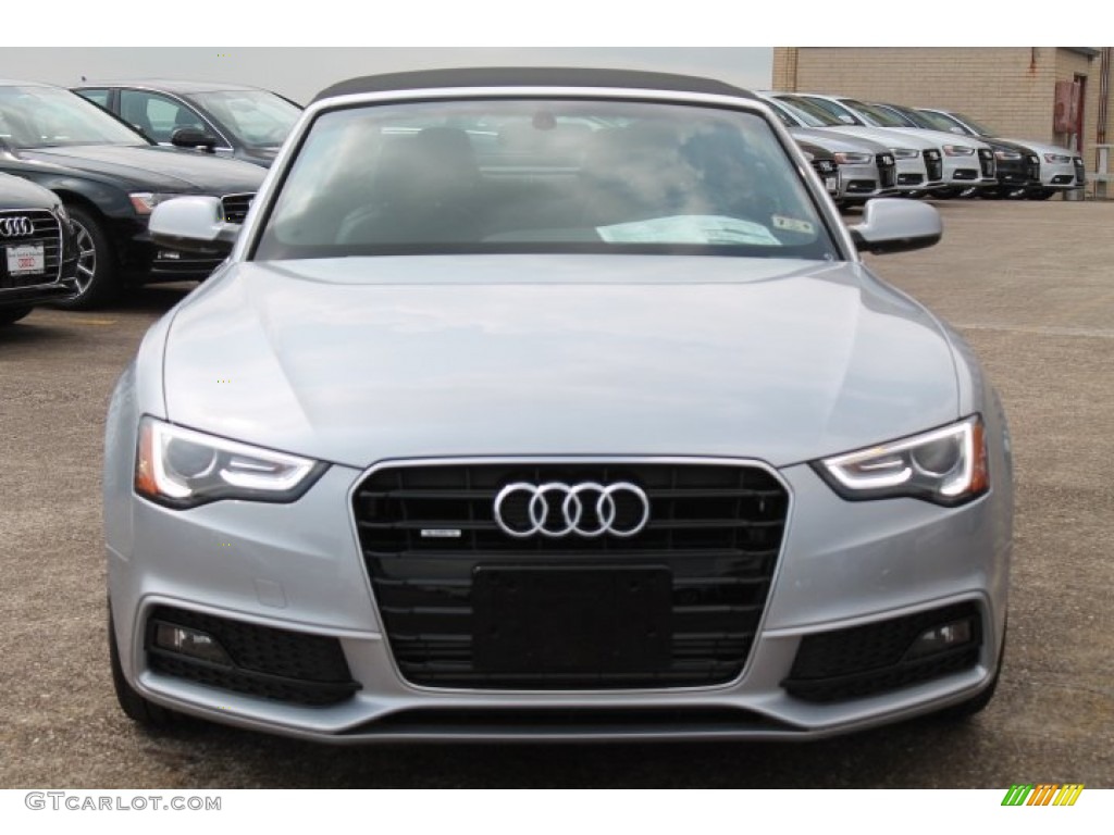 Floret Silver Metallic 2015 Audi A5 Premium Plus quattro Convertible Exterior Photo #95723116