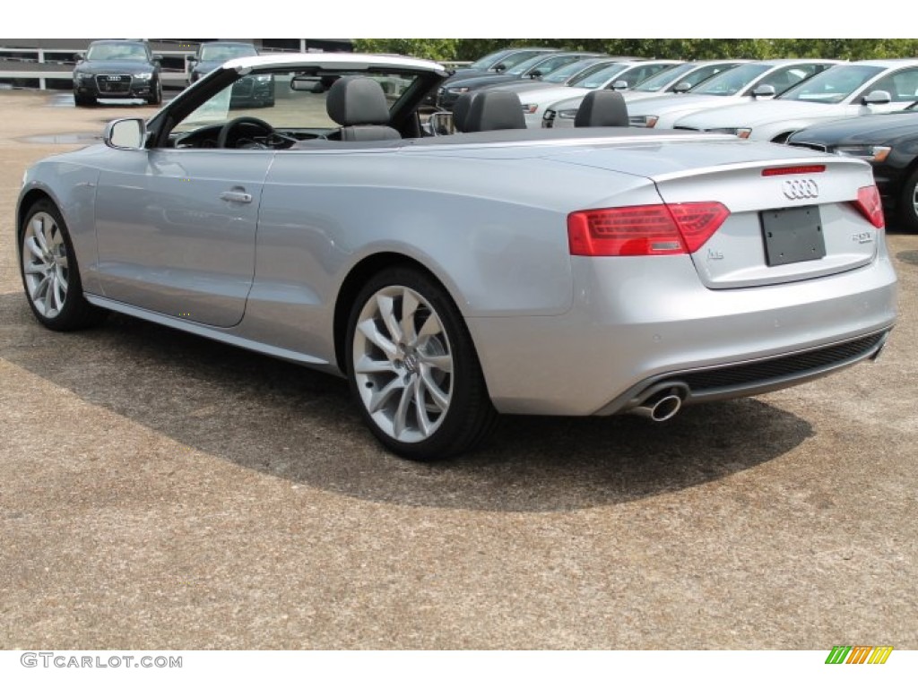 Floret Silver Metallic 2015 Audi A5 Premium Plus quattro Convertible Exterior Photo #95723288