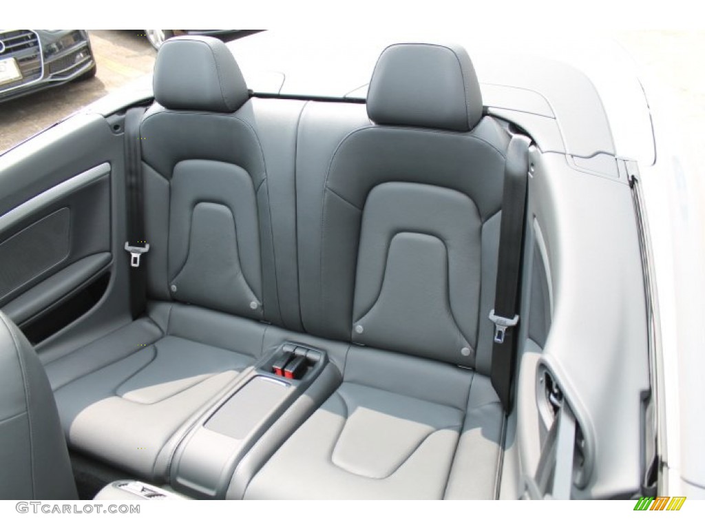 2015 Audi A5 Premium Plus quattro Convertible Rear Seat Photo #95723312