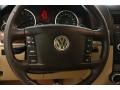 Pure Beige 2008 Volkswagen Touareg 2 VR6 Steering Wheel