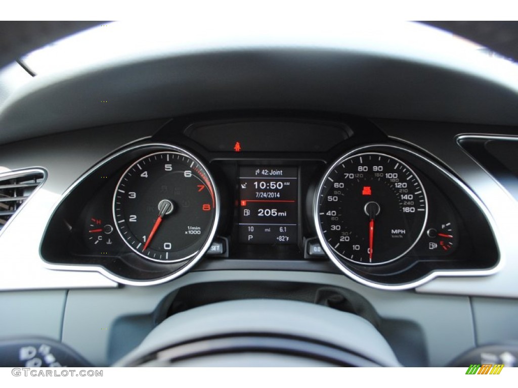 2015 Audi A5 Premium Plus quattro Convertible Gauges Photo #95724800