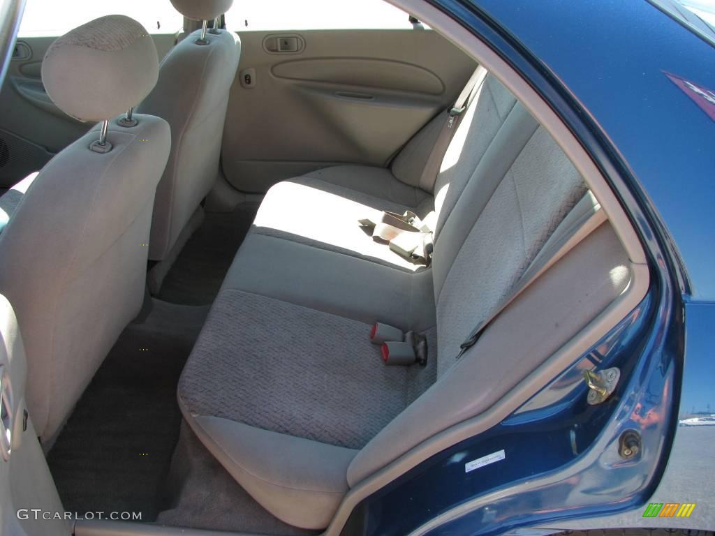 1999 Escort SE Sedan - Atlantic Blue Metallic / Medium Graphite photo #12