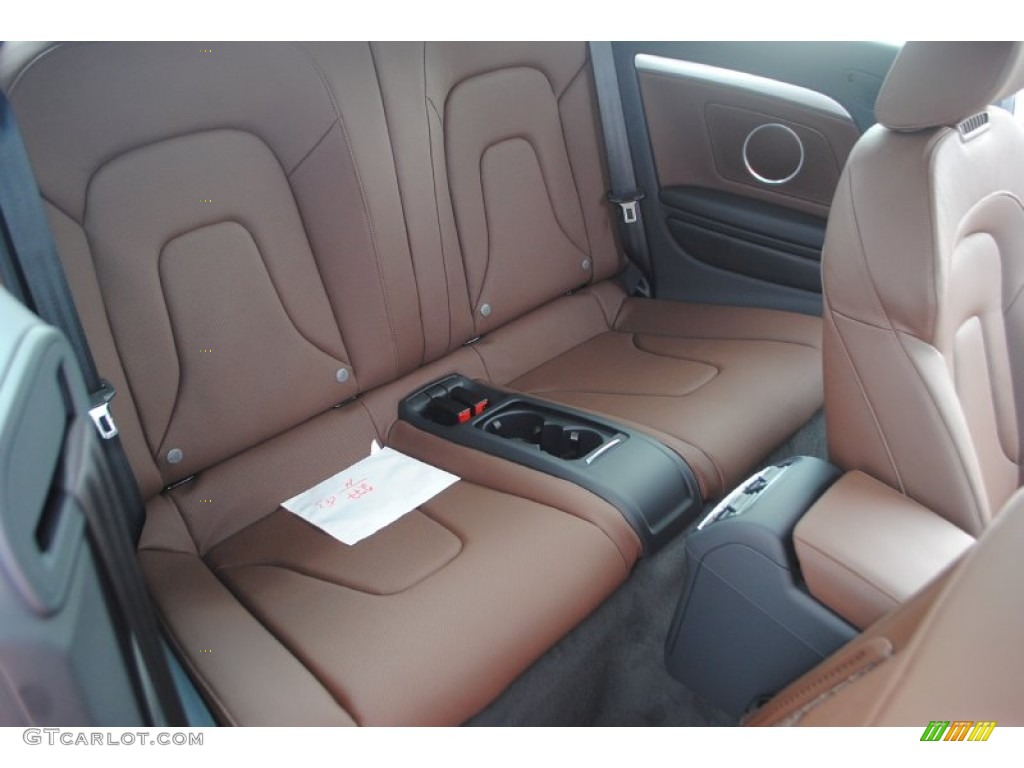 2015 A5 Premium Plus quattro Convertible - Glacier White Metallic / Chestnut Brown photo #13