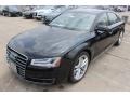 2015 Phantom Black Pearl Audi A8 L 3.0T quattro  photo #3