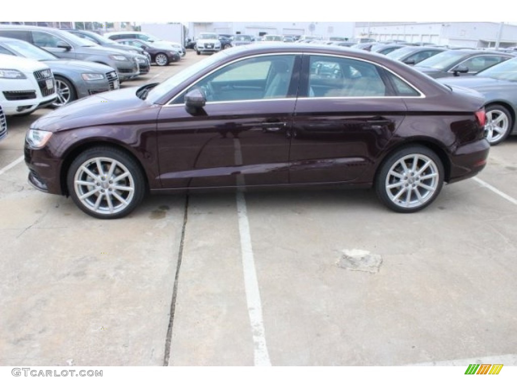 Shiraz Red Metallic 2015 Audi A3 1.8 Premium Plus Exterior Photo #95727548