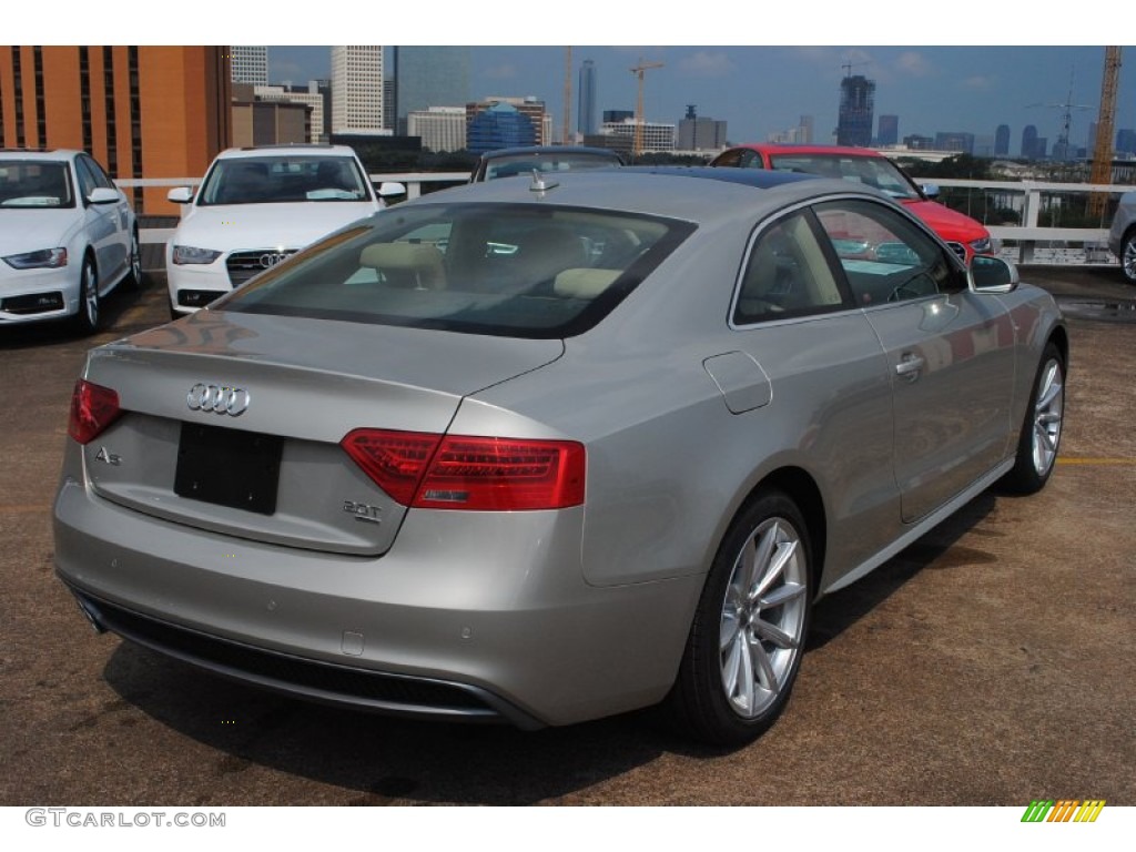 Cuvee Silver Metallic 2015 Audi A5 Premium Plus quattro Coupe Exterior Photo #95729029