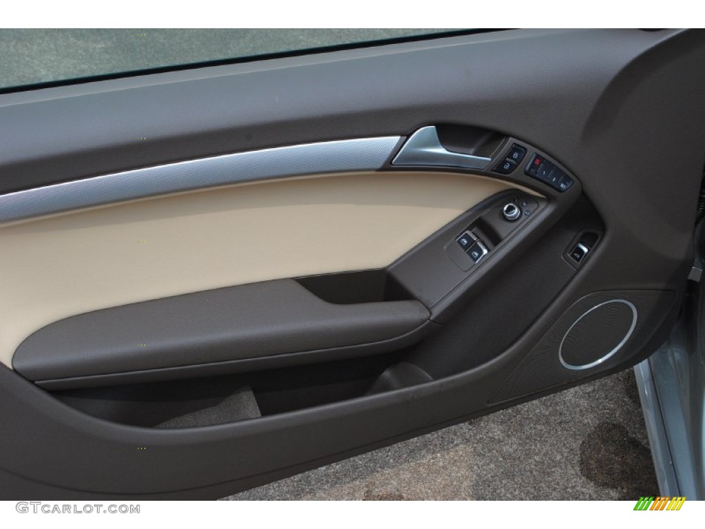 2015 A5 Premium Plus quattro Coupe - Cuvee Silver Metallic / Velvet Beige photo #8