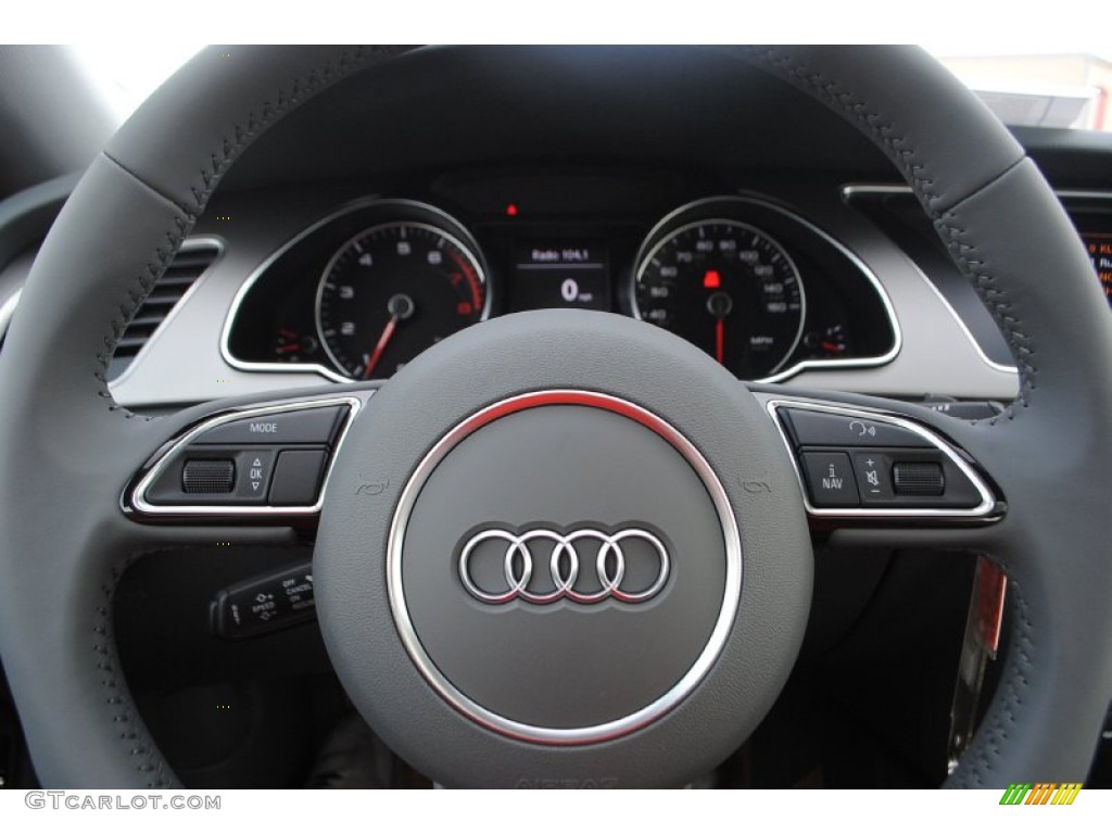 2015 Audi A5 Premium Plus quattro Coupe Steering Wheel Photos
