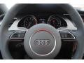 2015 Audi A5 Titanium Gray Interior Steering Wheel Photo