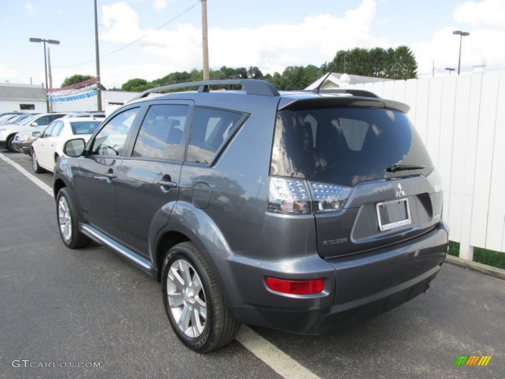 2012 Outlander SE AWD - Graphite Gray Metallic / Black photo #4