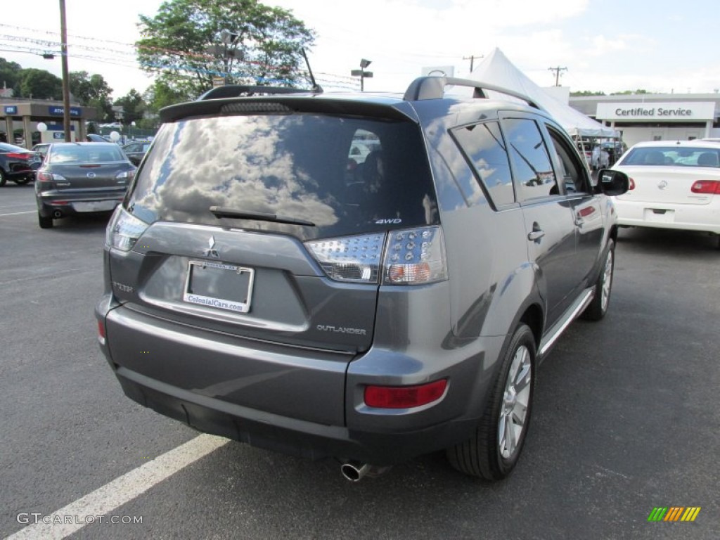 2012 Outlander SE AWD - Graphite Gray Metallic / Black photo #6