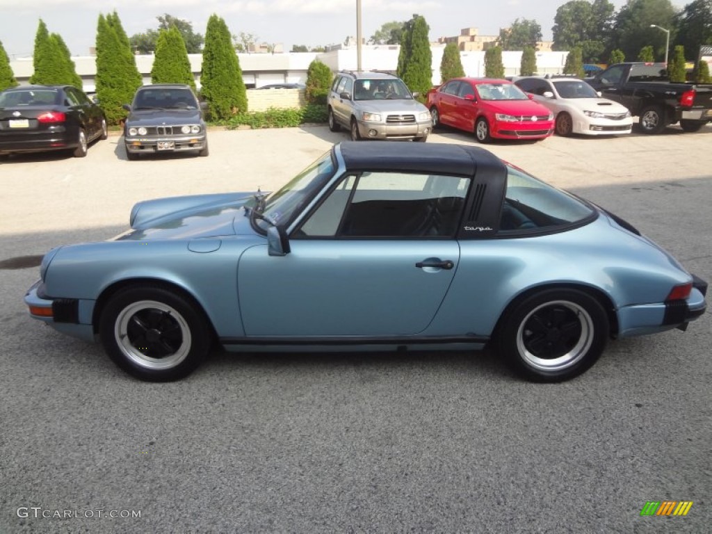 Glacier Blue 1984 Porsche 911 Carrera Targa Exterior Photo #95731424