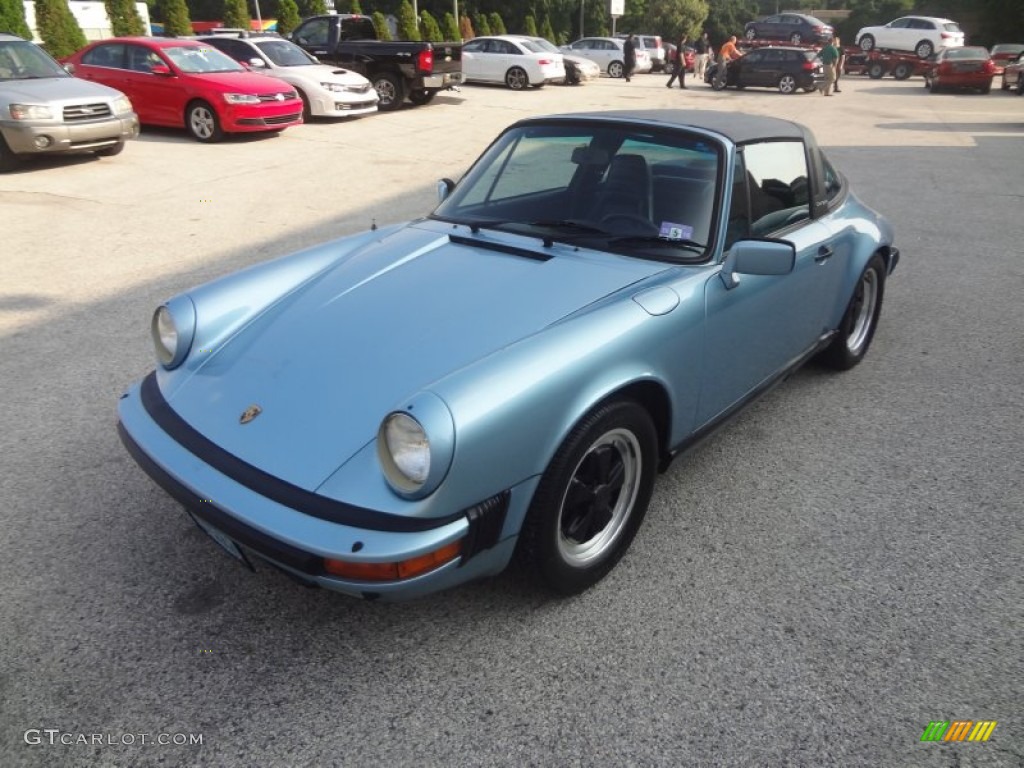 Glacier Blue 1984 Porsche 911 Carrera Targa Exterior Photo #95731435