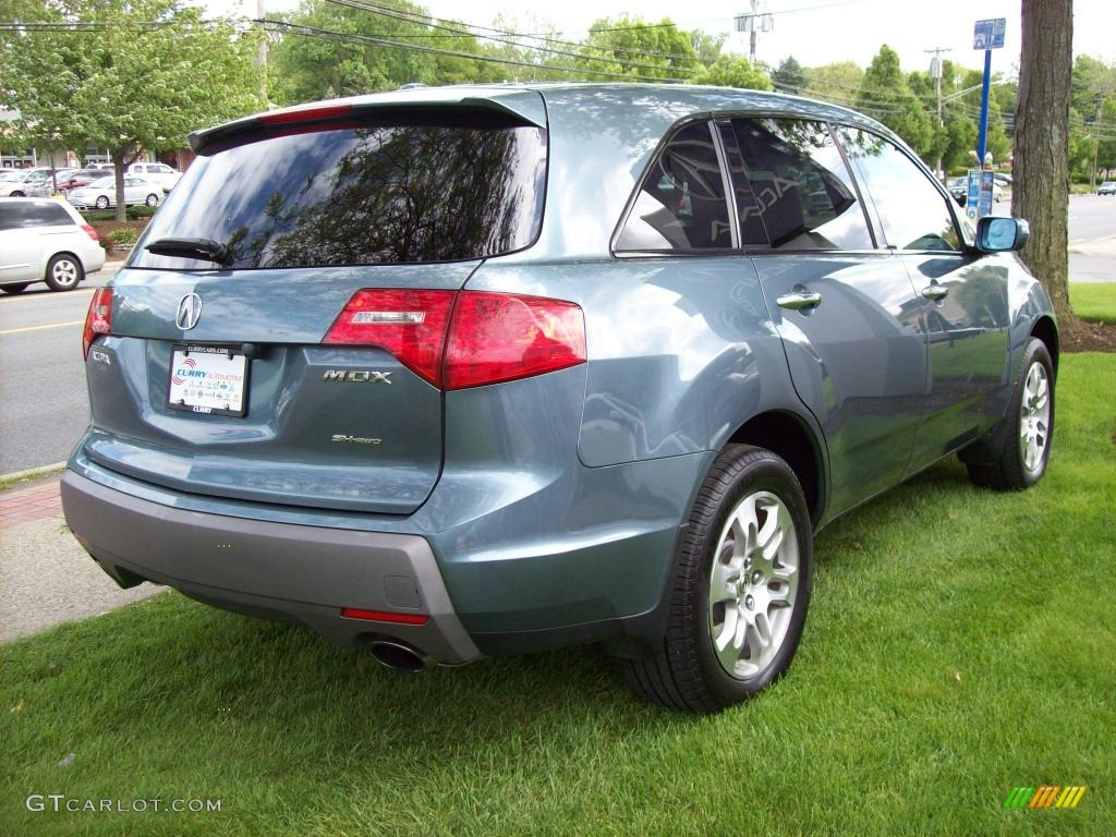 2007 MDX Technology - Steel Blue Metallic / Taupe photo #5