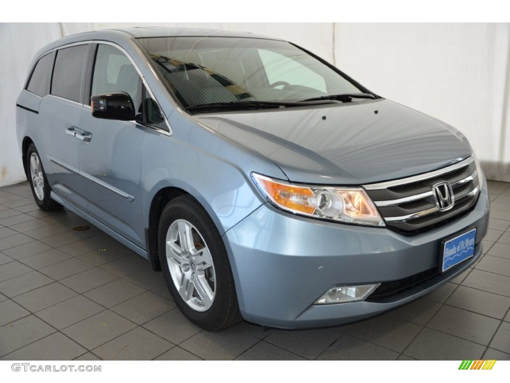 2012 Odyssey Touring Elite - Celestial Blue Metallic / Gray photo #1