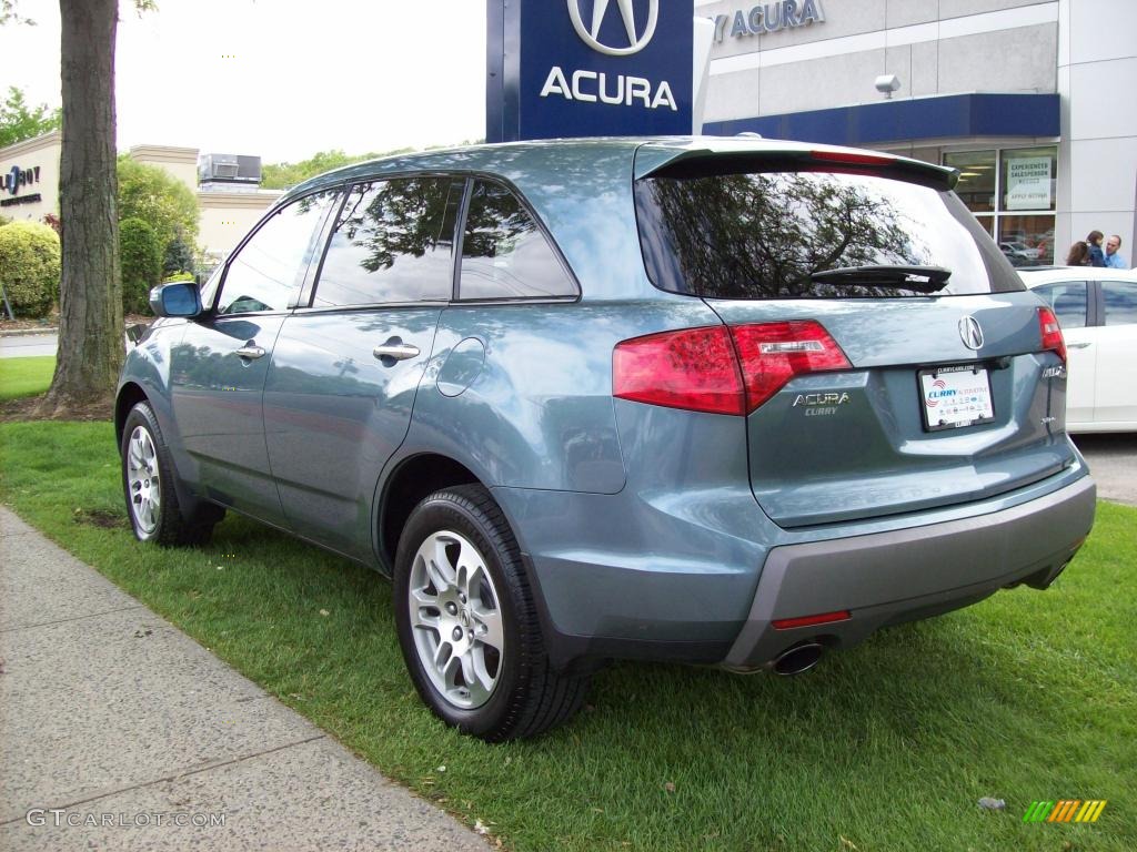 2007 MDX Technology - Steel Blue Metallic / Taupe photo #7