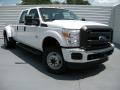Oxford White - F350 Super Duty XL Crew Cab 4x4 DRW Photo No. 2