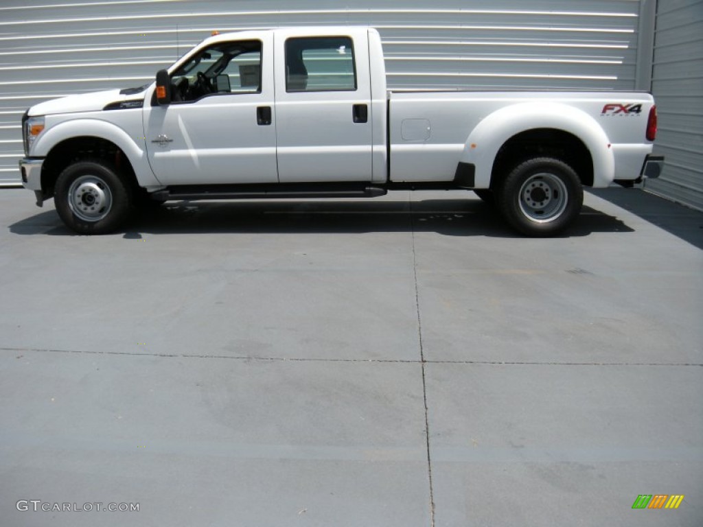 Oxford White 2015 Ford F350 Super Duty XL Crew Cab 4x4 DRW Exterior Photo #95734671