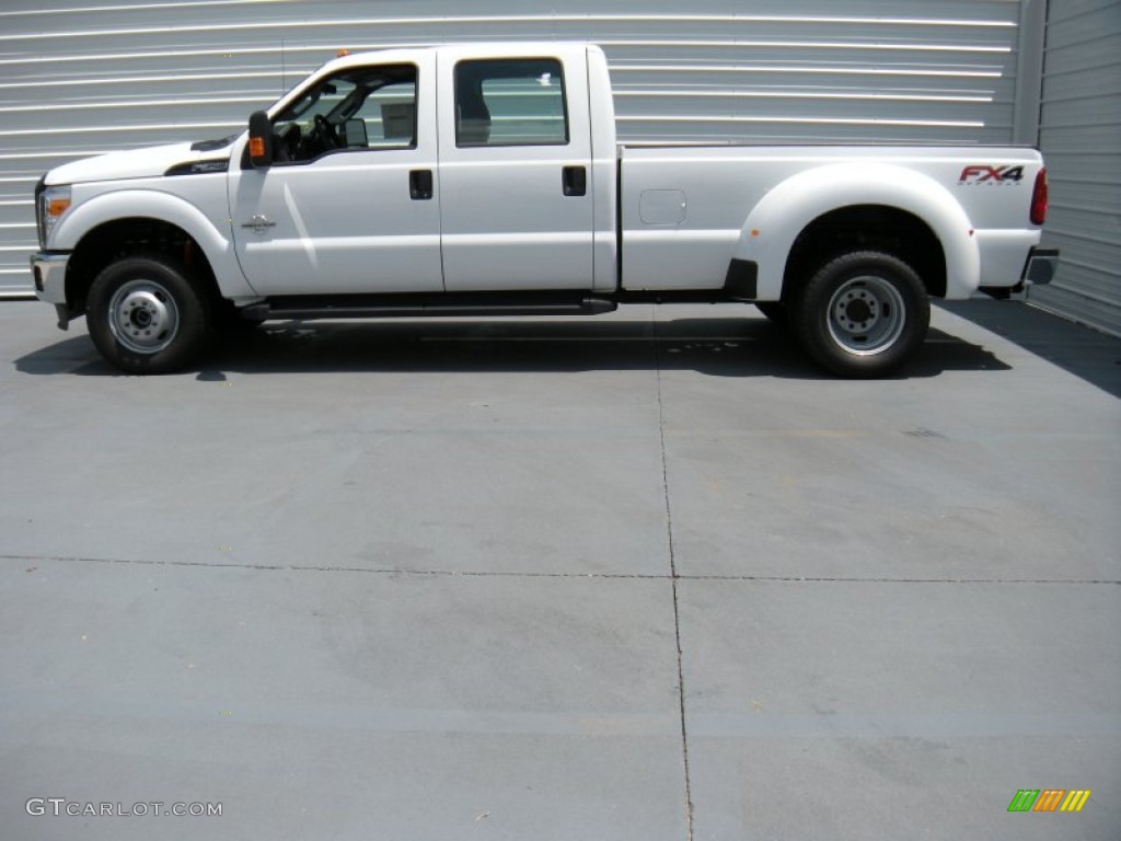 Oxford White 2015 Ford F350 Super Duty XL Crew Cab 4x4 DRW Exterior Photo #95734671