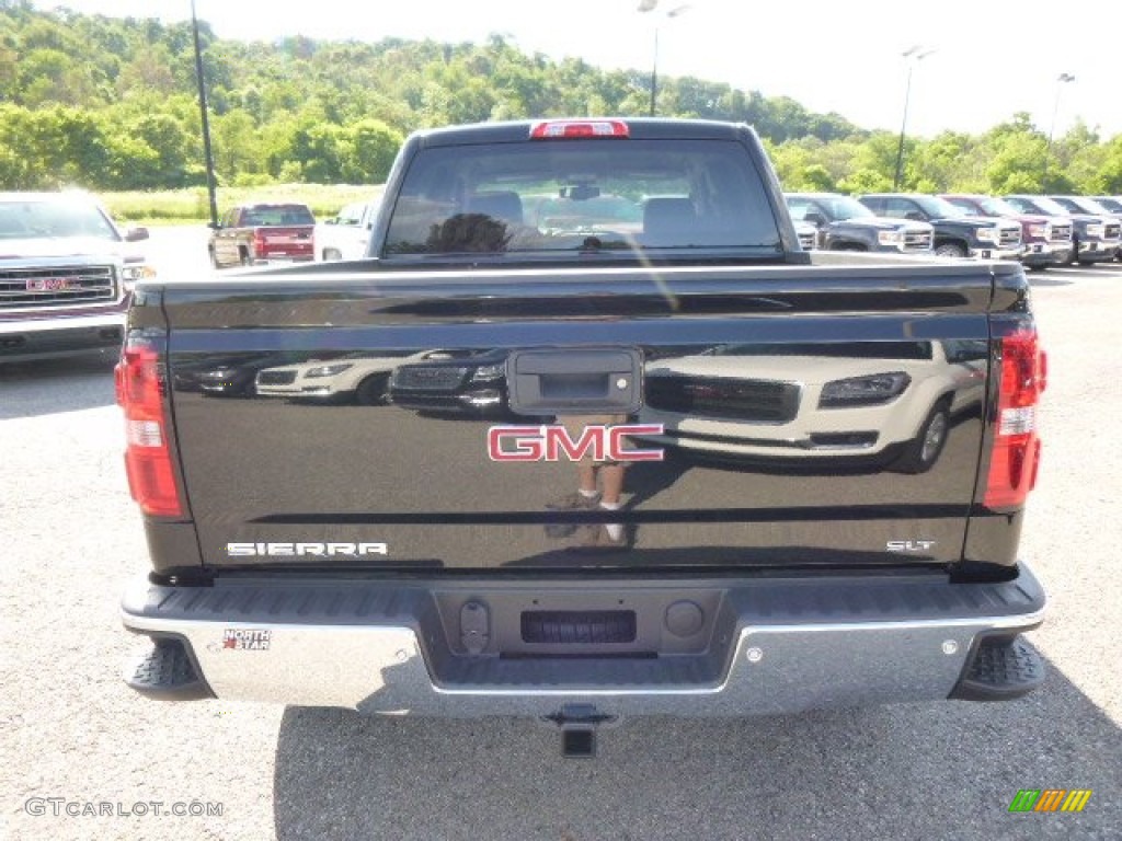 2014 Sierra 1500 SLT Crew Cab 4x4 - Onyx Black / Cocoa/Dune photo #6