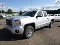 Front 3/4 View of 2014 Sierra 1500 SLT Double Cab 4x4