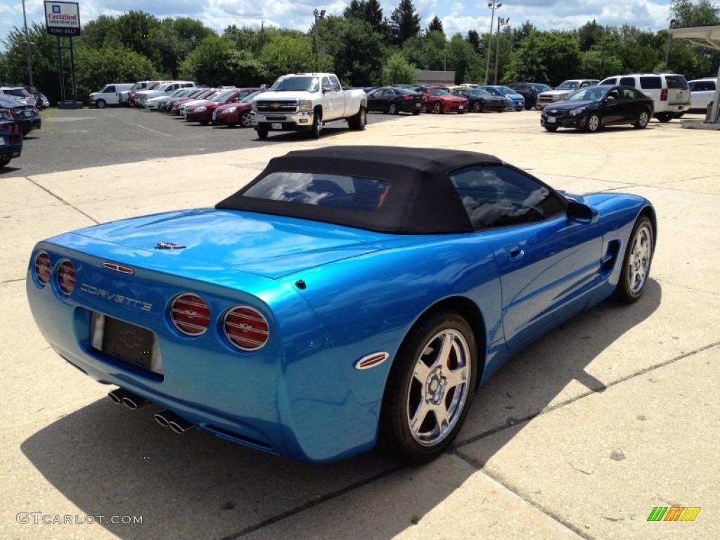 1999 Corvette Convertible - Nassau Blue Metallic / Light Oak photo #5
