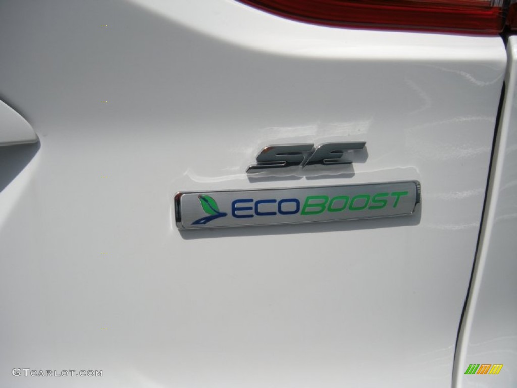 2014 Escape SE 2.0L EcoBoost - Oxford White / Charcoal Black photo #14