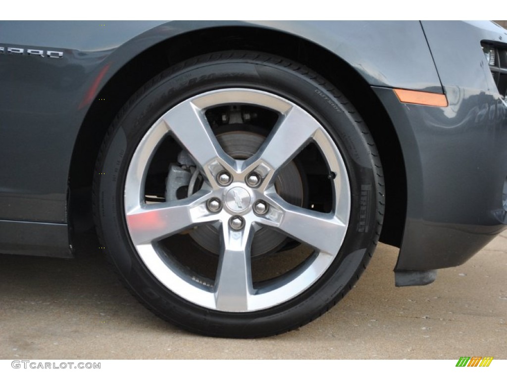 2010 Camaro LT Coupe - Cyber Gray Metallic / Black photo #4