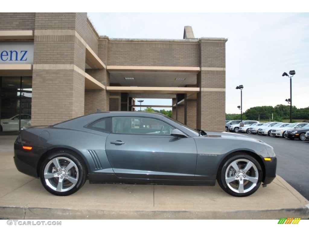 2010 Camaro LT Coupe - Cyber Gray Metallic / Black photo #5