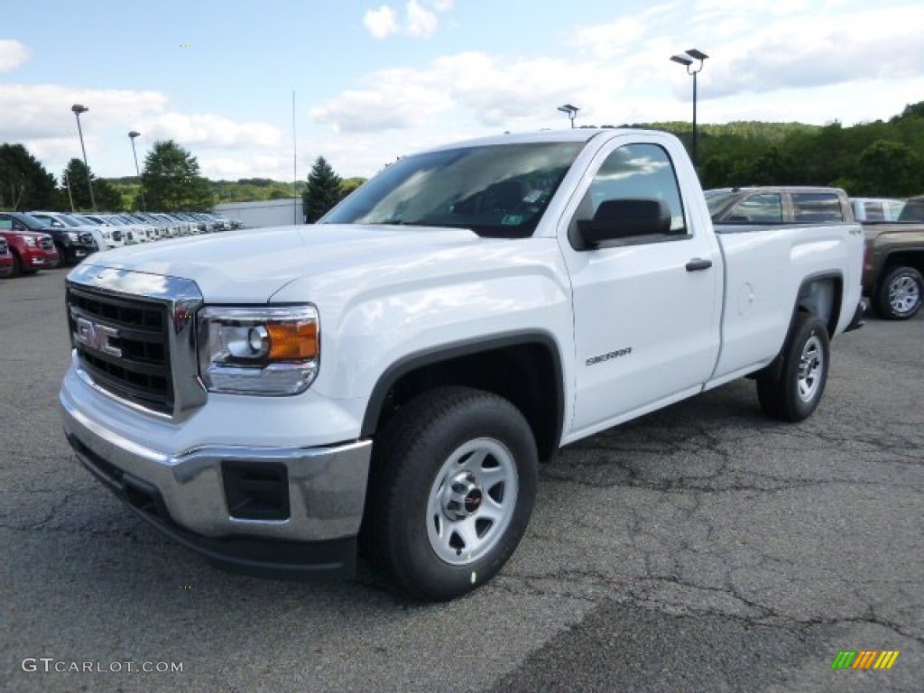 2014 Sierra 1500 Regular Cab 4x4 - Summit White / Jet Black/Dark Ash photo #1