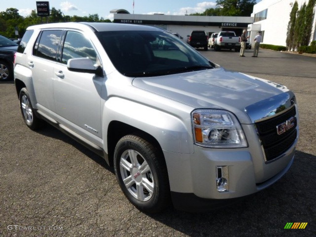 Quicksilver Metallic 2014 GMC Terrain SLE AWD Exterior Photo #95739756