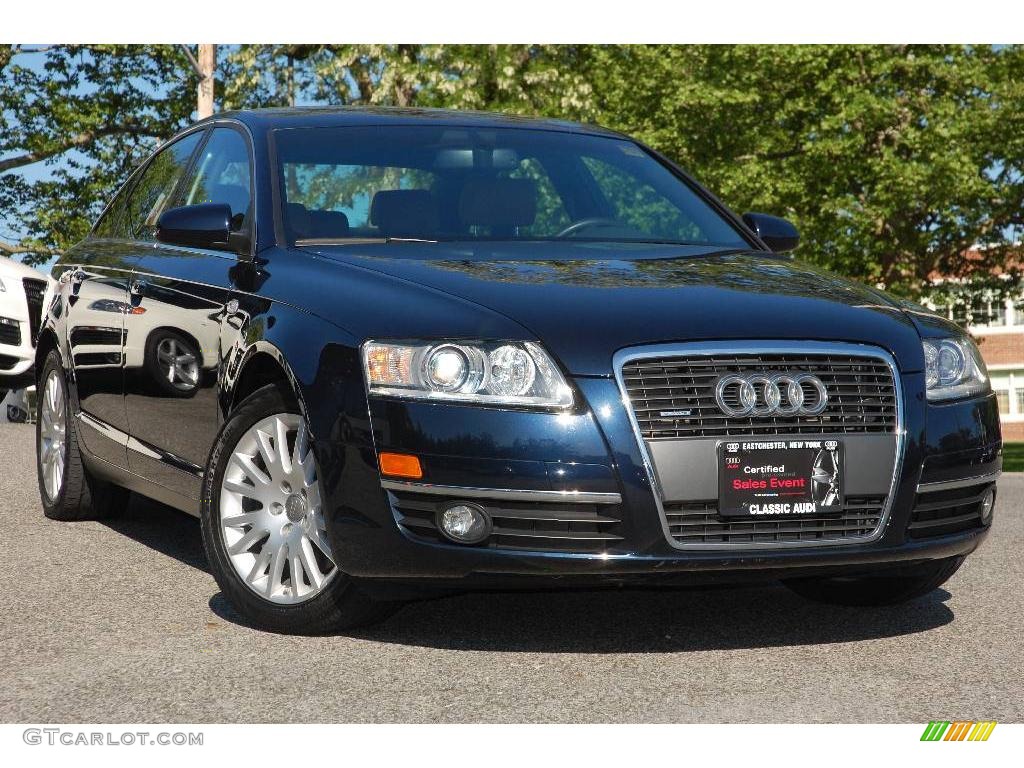 2006 A6 3.2 quattro Sedan - Night Blue Pearl / Amaretto photo #4