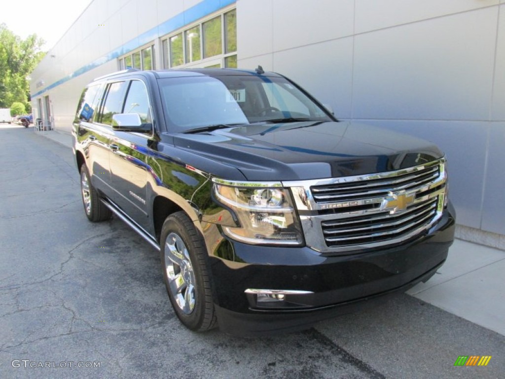 2015 Suburban LTZ 4WD - Black / Jet Black photo #9