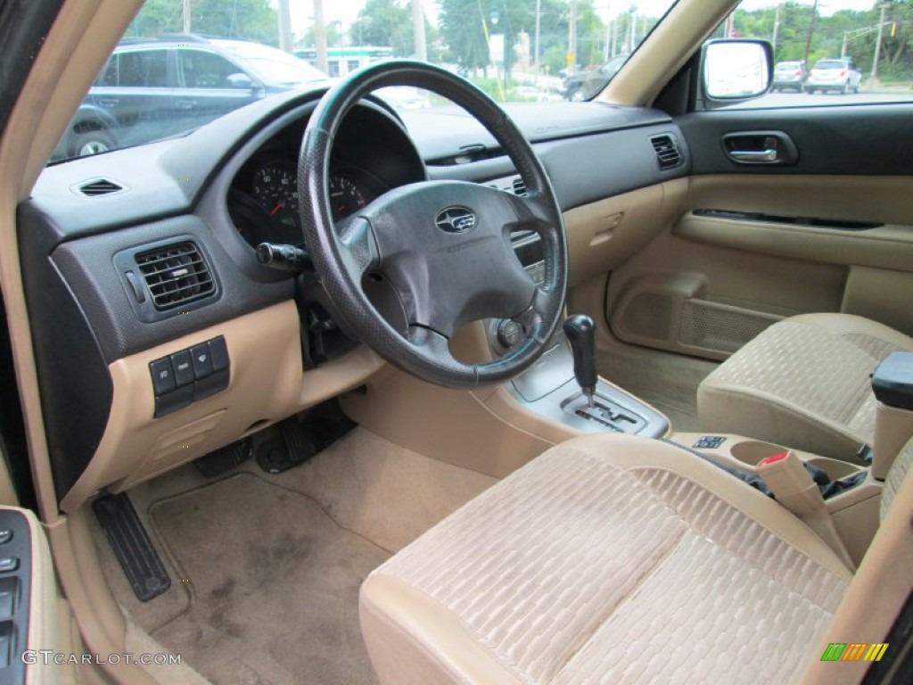 Beige Interior 2004 Subaru Forester 2.5 XS Photo #95746177