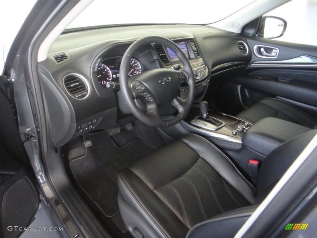 Graphite Interior 2013 Infiniti JX 35 AWD Photo #95746884