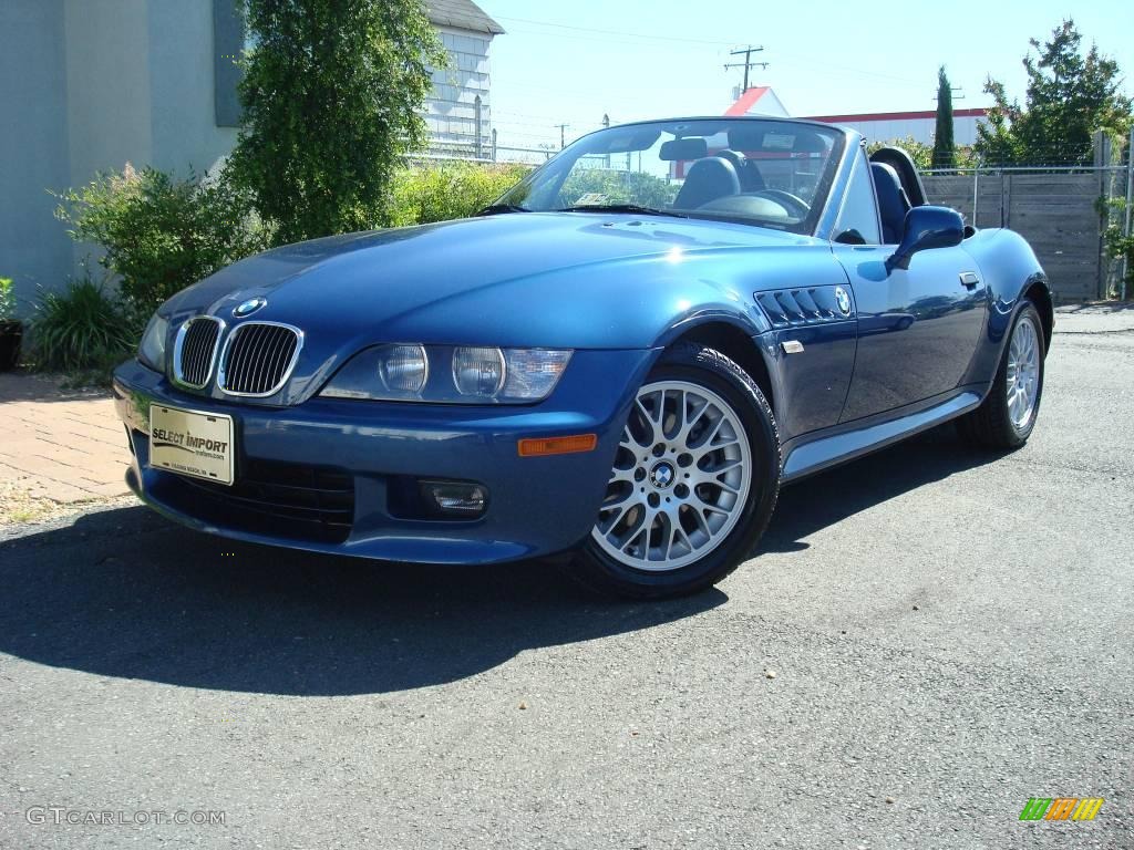 2000 Z3 2.8 Roadster - Topaz Blue Metallic / Topaz Blue photo #1