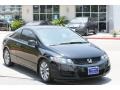 2009 Crystal Black Pearl Honda Civic EX-L Coupe  photo #3