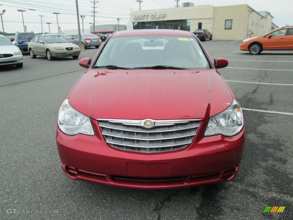 2007 Sebring Touring Sedan - Inferno Red Crystal Pearl / Dark Slate Gray/Light Slate Gray photo #3