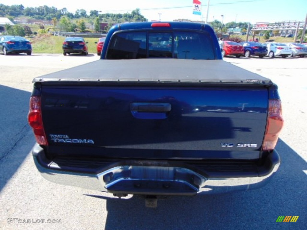 2007 Tacoma V6 SR5 Double Cab 4x4 - Indigo Ink Pearl / Graphite Gray photo #8