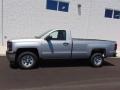 Silver Ice Metallic - Silverado 1500 WT Regular Cab 4x4 Photo No. 2