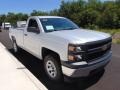 2014 Silver Ice Metallic Chevrolet Silverado 1500 WT Regular Cab 4x4  photo #5