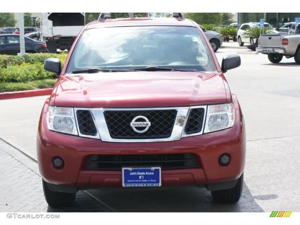 2008 Pathfinder LE - Red Brawn / Cafe Latte photo #4