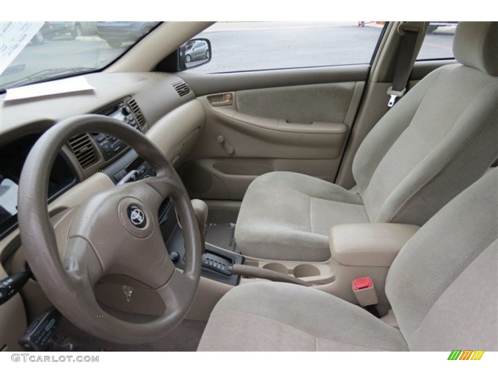 2004 Corolla LE - Indigo Ink Blue Pearl / Light Gray photo #11