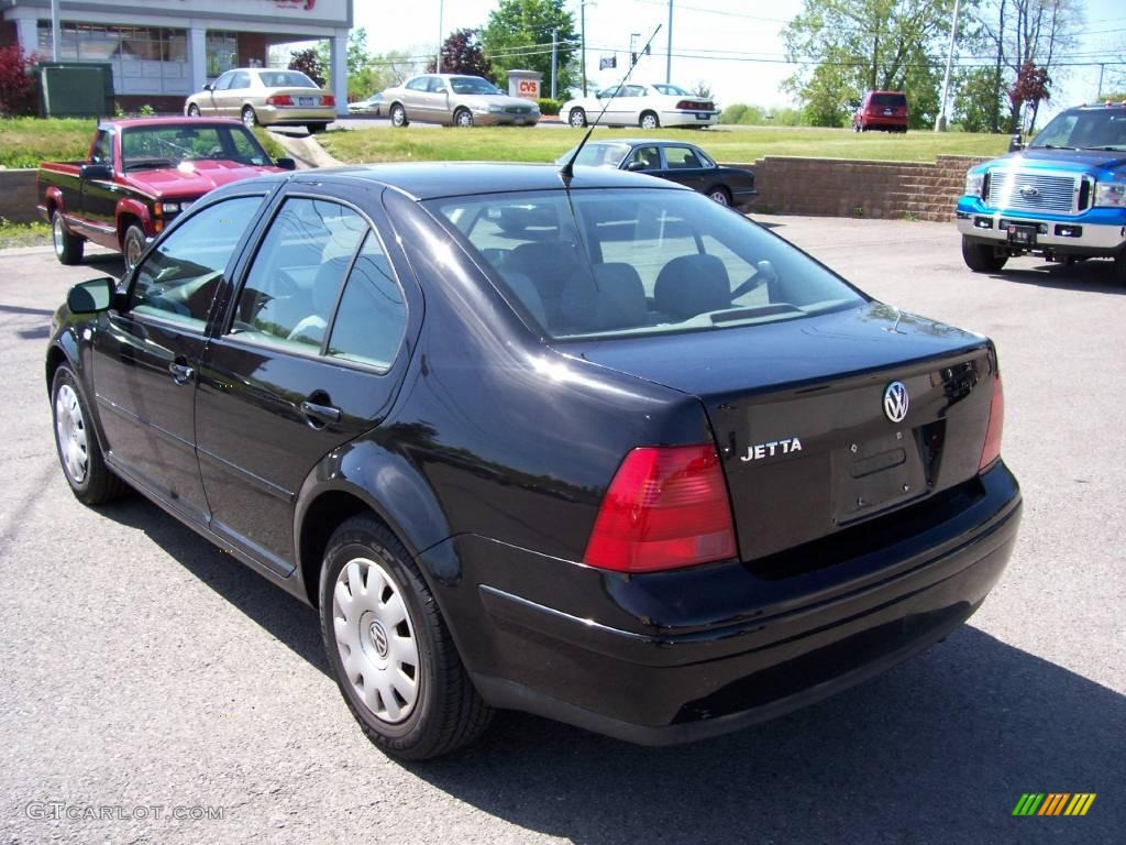 2003 Jetta GL Sedan - Black / Grey photo #8